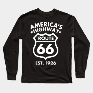 America's Highway Route 66 Long Sleeve T-Shirt